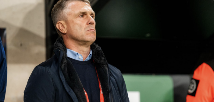 Сергій Ребров пішов з посади головного тренера української збірної з футболу